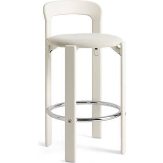 Hay Rey Barstol Betrukket 65 Cm - Barstole Bøgefinér Cream White - AB880-E453-AA04-02CY