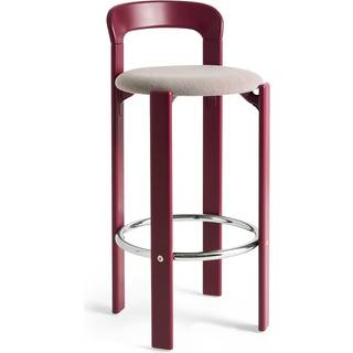 Hay Rey Barstol Betrukket 75 Cm - Barstole Bøgefinér Grape Red - AB795-B614-AA08-01IC