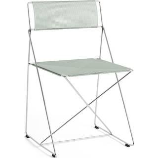 HAY X-Line Chair - Chromed - Pale Linden