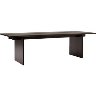 &Tradition Ita Os2 Desk With Cable Management 95x260 Cm Dark Stained Oak - Skrivebord Eg Mørkbejdset Eg - 139996A526