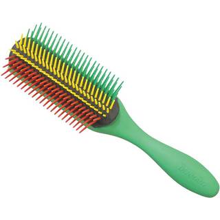 Denman D4 Fashion Effects, Green and red, yellow, green bristles