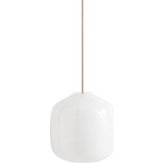 HAY Aspekt Buoy Glass Pendant Pendel Ø200 White & Beton Grey