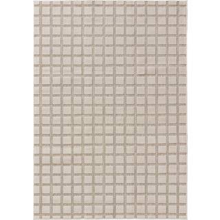 ZORRO Creme/Beige Indendørs- Og Udendørs Tæppe - Rektangulær / 200x300 cm / Hvid