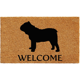 Calloway Mills 102991729 Bull Dog Doormat 17 """" X 29 """" Natural/Black