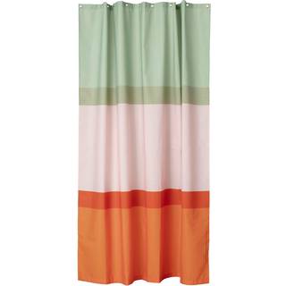 Marimekko Hennika Bruseforhæng 180x200 Cm / Light Green - Bruseforhæng Polyester Orange - 073939-236