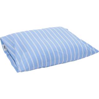 Tekla - Percale pillow case stripes 50x60cm island blue stripes - Pudebetræk - Blå