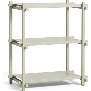 HAY Woody Shelving 2.0 Reol Lille Smokey Grey/Stål