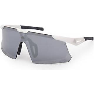 Adidas Sport Unisex SP0107 ADIDAS DUNAMIS EVO-S 21C Solbriller Injiceret Hvid Røg Maske Normal