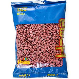 Hama Midi, perler, 3.000 stk., mørk blush (111) [Levering: 1-2 dage]