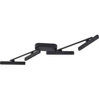Lindby LED-spotlight Eldrin, sort, 4 lyskilder, lyspunkter