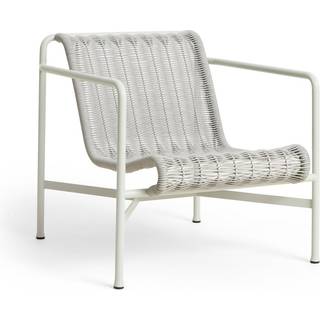 HAY - Palissade cord lav loungestol - Sky grey pulverlakeret stål - Loungestole - Ronan & Erwan Bouroullec - Metal