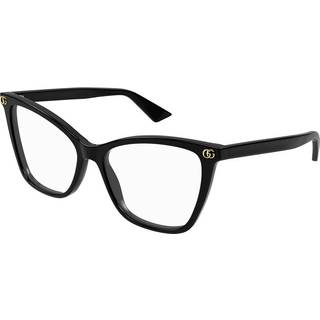 Gucci Kvinde Gucci GG1817O 001 Optiske stel Acetat Sort Transparent Cat Eye