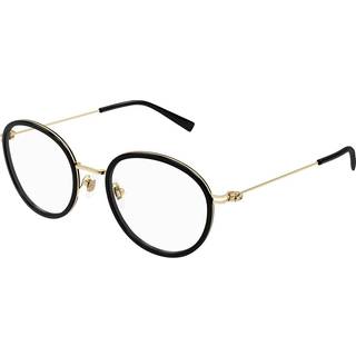 Gucci Kvinde Gucci GG1851O 001 Optiske stel Injiceret Sort Transparent Rund