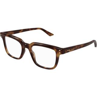 Gucci Mand Gucci GG1895O 002 Optiske stel Acetat Havana Transparent Firkantet