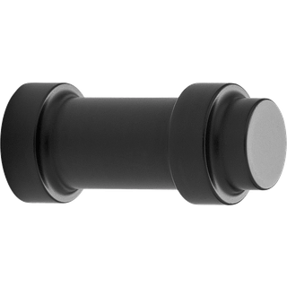 PILLAR knop, zink, sort • Furnipart