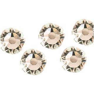 Aufnähsteine im Kessel crystal 6mm 5 Stück - Crystal