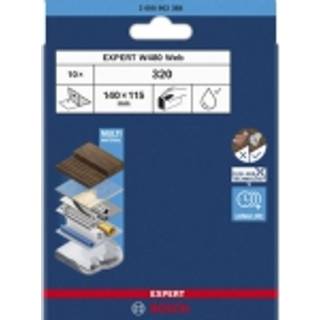 Bosch slibeark web w480 k320 115x140mm 10-pak