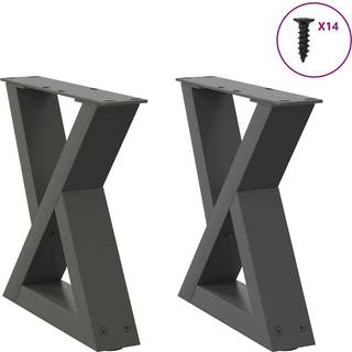 Sofabordben 30X(30-31,3) Cm Stål - Antracitgrå / 40 x (30-31.3) cm