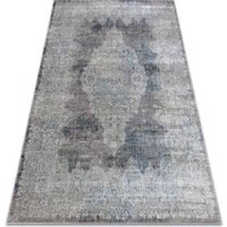 BLISS Z214AZ221 tæppe creme / blå - Roset, moderne, strukturel 120x170 cm