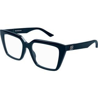 Balenciaga Kvinde BB0130O 011 Optiske stel Acetat Blå Transparent Firkantet