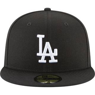 Ny ?ra 59fifty hat MLB Basic Los Angeles Dodgers La Black/White Fitted Baseball Cap (7 1/4)