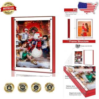 Mfoffice 8.5x11 Billeder Ramme Bedøvelse Farve Akryl Fotoramme Brug som 8.5x11 8x10 8x8 6x8 Billedramme og akrylbakke Horisontale og lodrette for