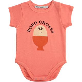 Bobo Choses Morning Egg Baby Body Coral Pink 3 months  Lyserød  3 måneder  kvinde