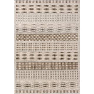 ZORRO Creme/Beige Indendørs- Og Udendørs Tæppe - Rektangulær / 140x200 cm / Hvid