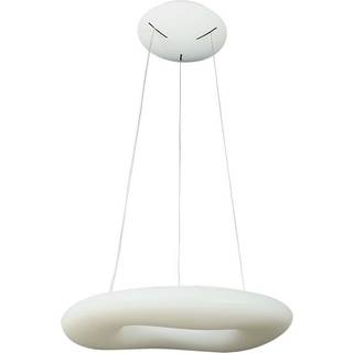 36W rund LED hængende pendel - designer, farveskiftende, 600x2000, dæmpbar, hvid - Dæmpbar : Via fjernbetjening, Kulør : 3-i-1