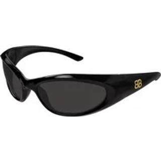 Balenciaga BB0384S 001 70 Solbriller Mænd Black - Black - 70mm