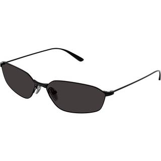Balenciaga Unisex BB0412S 001 Solbriller Metal Sort Grå Geometrisk