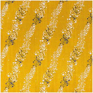 Musselin-Druckstoff Mermaid Blasen Hot Foil 140cm - Gelb
