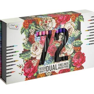 Craft Sensations Fineliners / brush pens 72 pcs in cardboard box