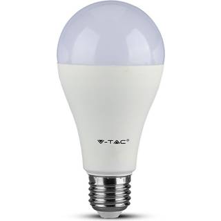 A65 LED Pære 17W E27 - Plastik, Samsung Chip, 4000K, Dæmpbar - Kulør : Neutral