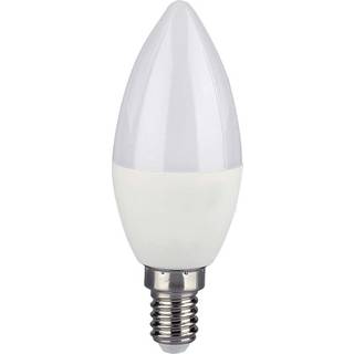 4.8W Smart Kertepære E14 - Pære RF Kontrol 24 Knapper, RGB+4000K, Dæmpbar - Dæmpbar : Via fjernbetjening, Kulør : RGB + Neutral Hvid