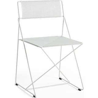 Hay - X-Line Chair Chalk white powder coated steel base - Chalk white