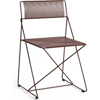 Hay - X-Line Chair - Havestol - Powder coated steel base - Iron red
