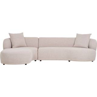 Kingston sofa med 2 puder, venstrevendt natur.