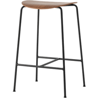 &Tradition Pavilion Counter Stool AV37 Lacquered Walnut