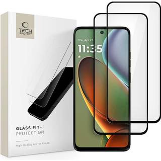 Motorola Moto G15/G15 Power/G05/E15 Tech-Protect Glass Fit+ Skærmbeskyttelse Hærdet Glas - 2 stk. - Sort