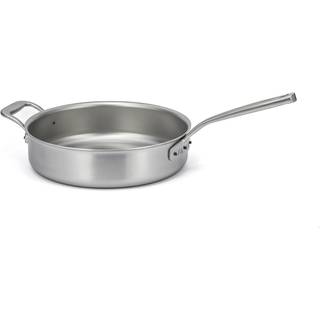 Falk Culinair Flandria Sauteuse gerade 28 cm / 4,0 L - Edelstahl-Mehrschichtmaterial mit Kupferkern - Silber