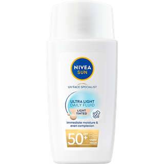 NIVEA SUN UV Face Daily Fluid Light Tinted SPF 50+ 40 ml