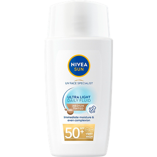 NIVEA SUN UV Face Daily Fluid Medium Tinted SPF 50+ 40 ml