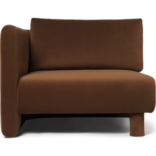 Dase Sofa Armrest Left Rich Velvet - Pine