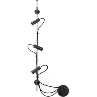 Faro CLAP LINEAL Udendørs Væg/Loftlampe Sort