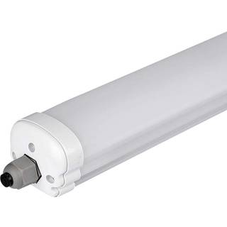 V-Tac vandtæt 48W komplet LED armatur - 150 cm, 130lm/W, Cree, gennemfortrådet, IP65, 6 års garanti - Kulør : Kold