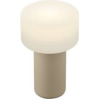 LED-bordlampe Tiny-B, sandfarvet, højde 13 cm, IP54