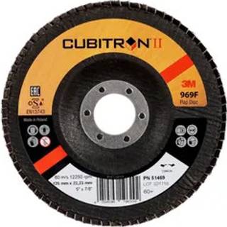 Cubitron II flaprondel 969F P60 skrå 125mm