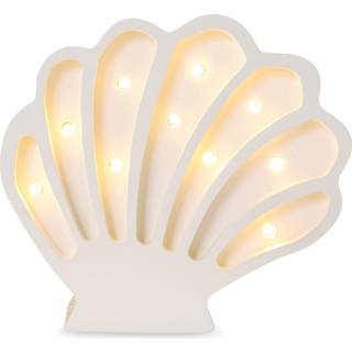 Little Lights Lampe Muslingeskal, Hvid