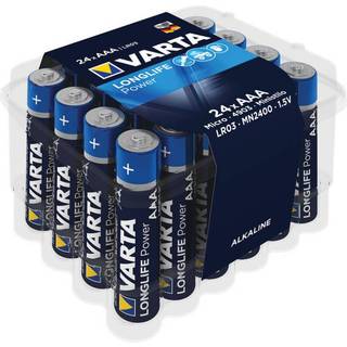 Varta Longlife Power Micro AAA CUBE24 battery plastic-free